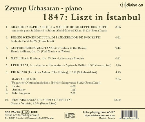 Zeynep Ucbasaran - 1847: Liszt in Istanbul (2021)