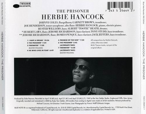 Herbie Hancock - The Prisoner (1969) {RVG Edition} CD Rip