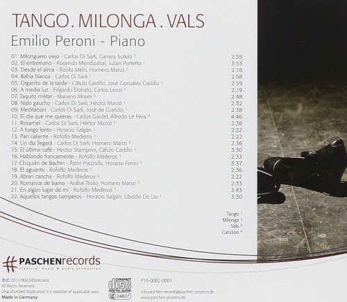 Emilio Peroni - Tango.Milonga.Vals (2015) [Hi-Res]