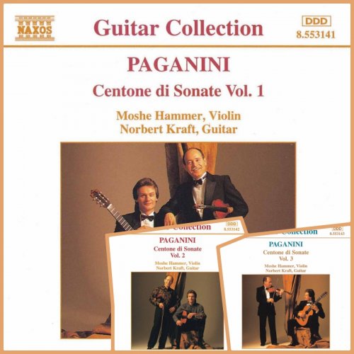 Moshe Hammer, Norbert Kraft - Paganini: Centone di Sonate, Vol. 1-3 (1994-1996)