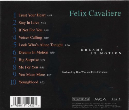 Felix Cavaliere - Dreams In Motion (1994) Lossless