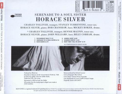 The Horace Silver Quintet - Serenade To A Soul Sister (1968) {RVG Edition}