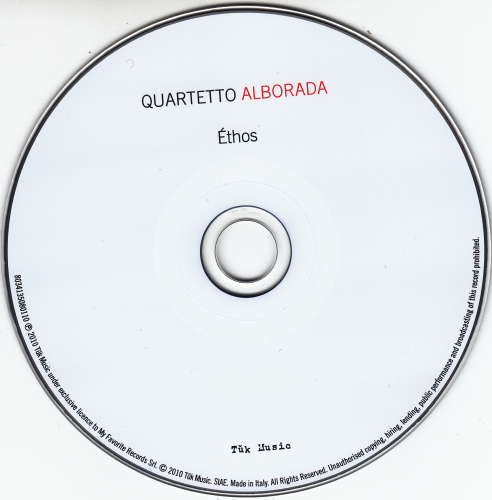 Quartetto Alborada - Ethos (2010)