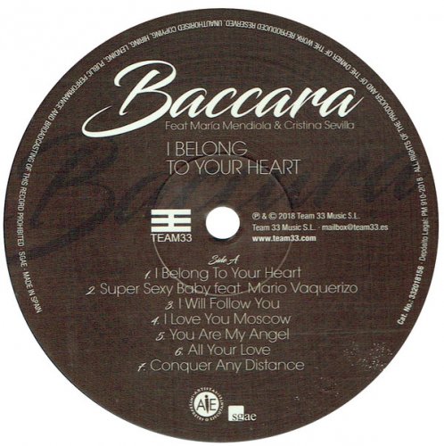 Baccara - I Belong To Your Heart (2018) LP