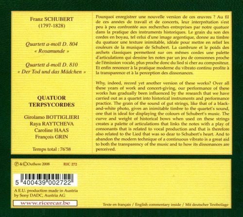 Quatuor Terpsycordes - Franz Schubert: Der Tod und das Mädchen & Rosamunde (2008)