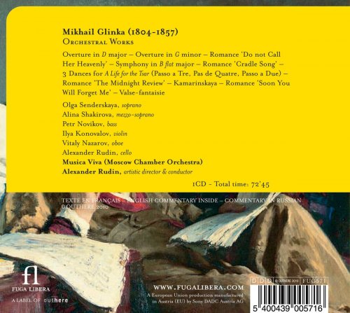 Musica Viva Moscow, Alexander Rudin - Glinka: Orchestral Works (2010)