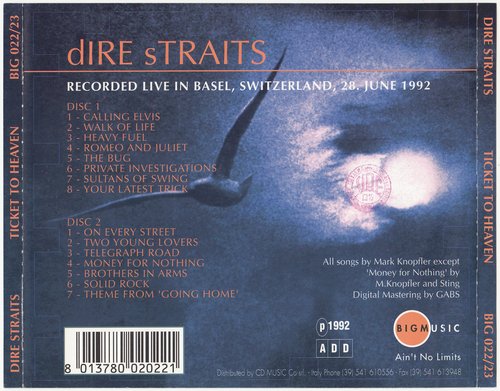 Dire Straits - Ticket To Heaven (2CD) (1992) CD-Rip