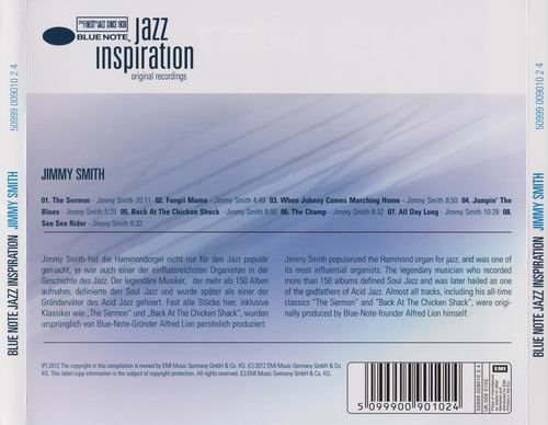 Jimmy Smith - Blue Note Jazz Inspiration (2012)