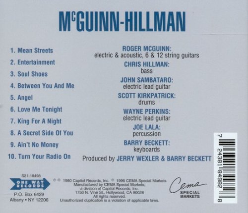 McGuinn / Hillman - McGuinn-Hillman (Reissue) (1980/1996)