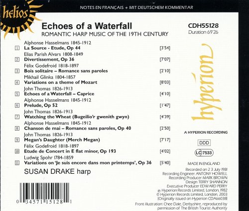 Susan Drake - Echoes of a Waterfall. Romantic harp music of the 19th century (2003)