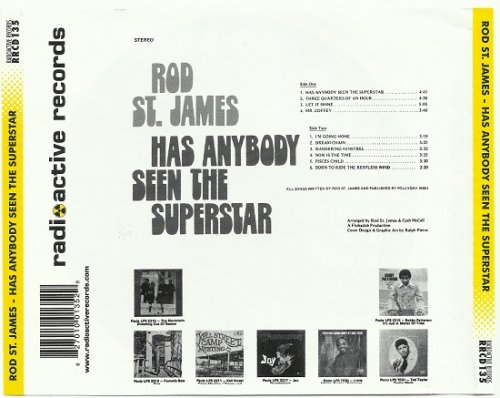 Rod St. James - Has Anybody Seen The Superstar (Reissue) (1972/2005)