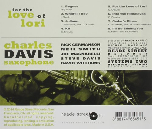 Charles Davis - For the Love of Lori (2014)