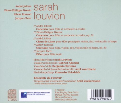 Ariel Zuckermann, Ensemble Du Festival, Axel von Huene, Benjamin Rivinius - Sarah Louvion - Jolivet, Bauzin, Roussel, Ibert (2021) [Hi-Res]