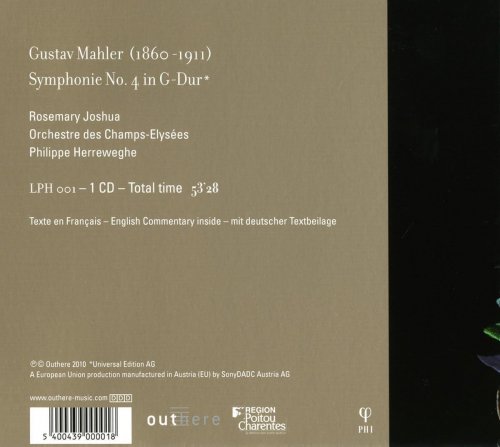 Rosemary Joshua, Orchestre des Champs-Elysées, Philippe Herreweghe - Mahler: Symphony No. 4 (2010) [Hi-Res]