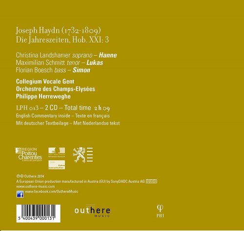 Christina Landshamer, Maximilian Schmitt, Florian Boesch, Collegium Vocale Gent, Orchestre des Champs-Elysées, Philippe Herreweghe - Haydn: Die Jahreszeiten (2014) [Hi-Res]
