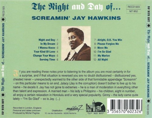 Screamin' Jay Hawkins - The Night And Day Of (Reissue) (1966/2016)