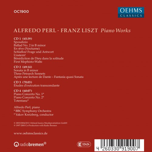 Yakov Kreizberg, BBC Orchestra, Alfredo Perl - Liszt: Piano Works (2021)