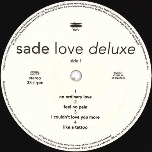 Sade - Love Deluxe (1992) LP