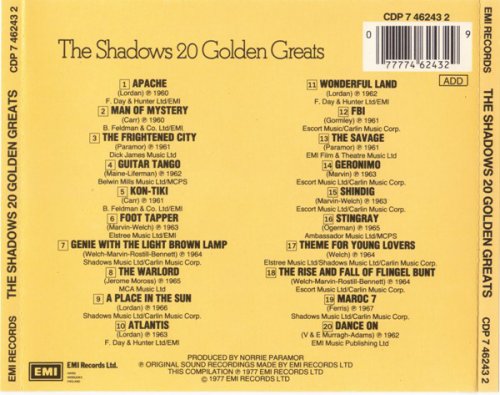 The Shadows - 20 Golden Greats (1977)