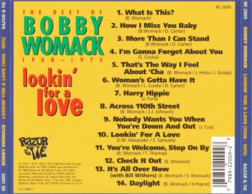 Bobby Womack - Lookin' For A Love, The Best Of Bobby Womack 1968-1975 (1993)