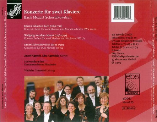 Anatol Ugorski, Dina Ugorski - Konzerte fur zwei Klaviere: Bach, Mozart, Schostakowitsch (2004)