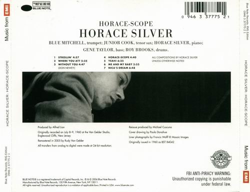 Horace Silver - Horace-Scope (1960) {RVG Edition} 320 kbps+CD Rip