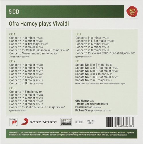 Ofra Harnoy - Ofra Harnoy plays Vivaldi (2011)
