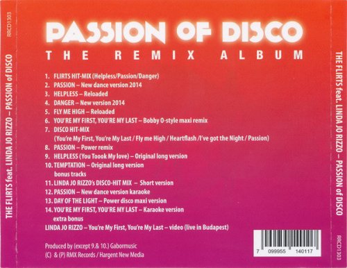 The Flirts Feat. Linda Jo Rizzo - Passion Of Disco (The Remix Album) (2014)