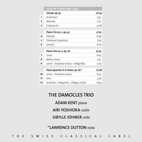 Damocles Trio, Lawrence Dutton - Turina: Trios & Quartet for Piano & Strings (2004)