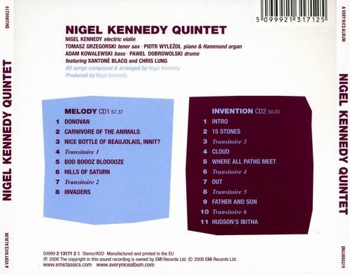 Nigel Kennedy Qtet - A Very Nice Album (2008)