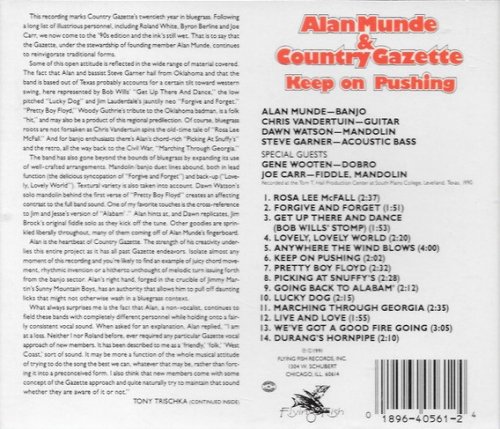 Alan Munde, Country Gazette ‎– Keep On Pushing (1991)