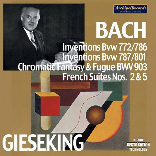 Walter Gieseking - J.S. Bach: Piano Works (2021 Remastered Version) (2021) [Hi-Res]