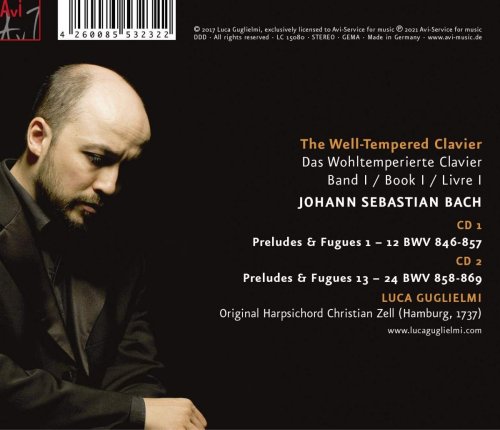 Luca Guglielmi - J.S.Bach: The Welltempered Clavier, Book I (2021) [Hi-Res]