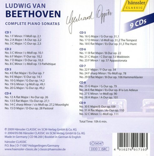 Gerhard Oppitz - Beethoven: Piano Sonatas Nos. 1-32 (2009)