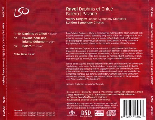 London Symphony Orchestra, Valery Gergiev, London Symphony Chorus - Ravel: Daphnis et Chloé (2010) [SACD]