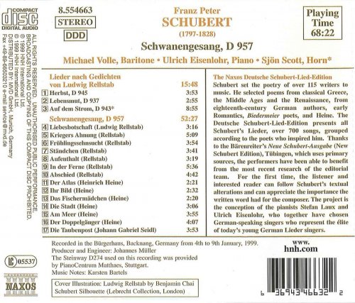 Michael Volle, Ulrich Eisenlohr - Schubert: Schwanengesang (1999)