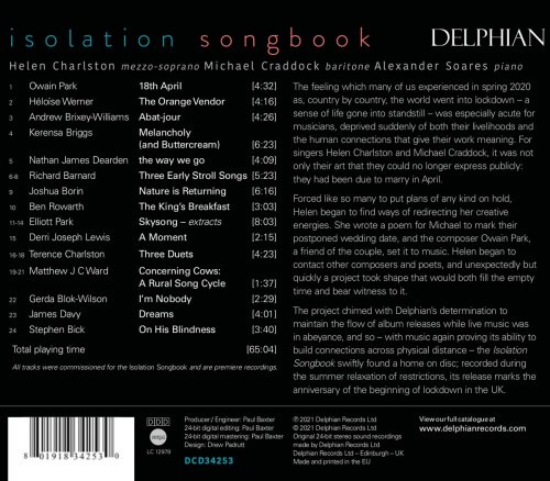 Alexander Soares, Michael Craddock, Helen Charlston - Isolation Songbook (2021) [Hi-Res]