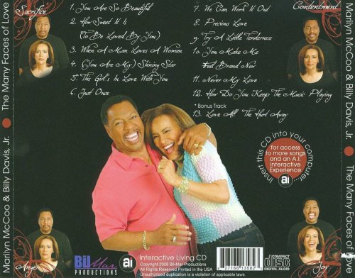 Marilyn McCoo & Billy Davis, Jr. - The Many Faces of Love (2008)