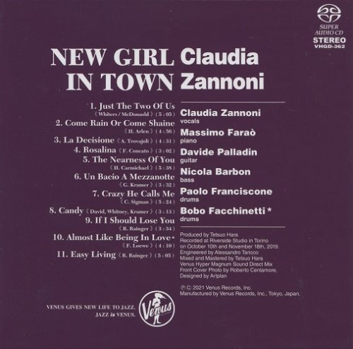 Claudia Zannoni - New Girl In Town (2021) [SACD]