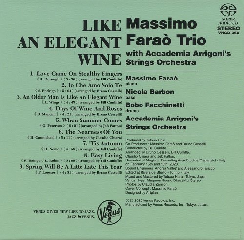 The Massimo Farao' Trio - Like An Elegant Wine (2020) [SACD]