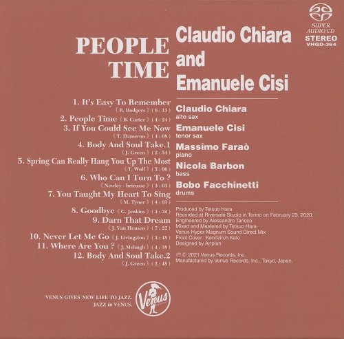 Claudio Chiara and Emanuele Cisi - People Time (2021) [SACD]