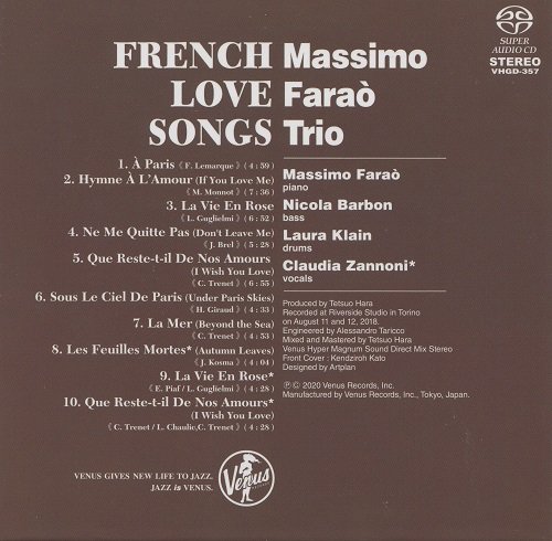 The Massimo Farao' Trio - French Love Songs (2018) [2020 SACD]