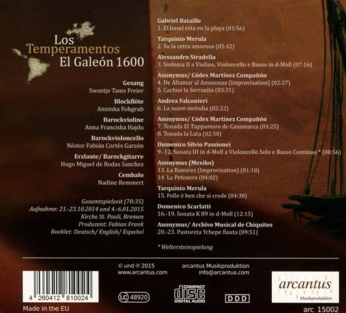 Los Temperamentos - El Galeón 1600 (2015) [Hi-Res]