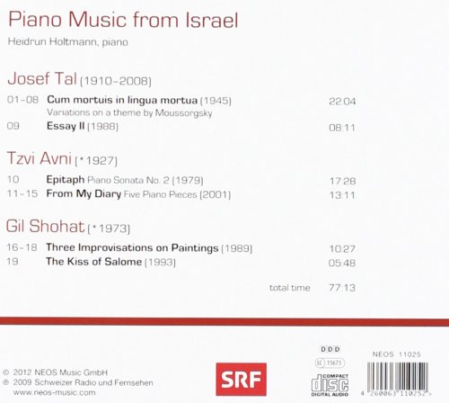 Heidrun Holtmann - Piano Music from Israel (2013)