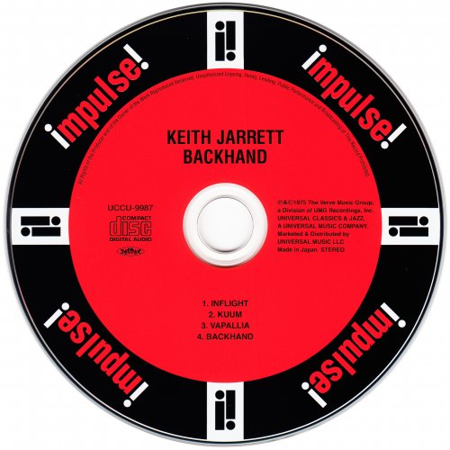 Keith Jarrett - Backhand (2013)