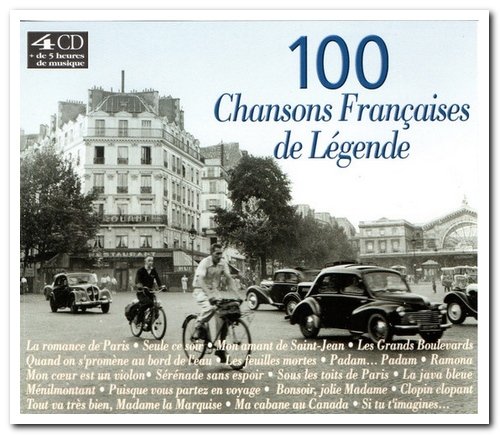 VA - 100 Chansons Françaises De Légende [4CD Remastered Box Set] (2002)