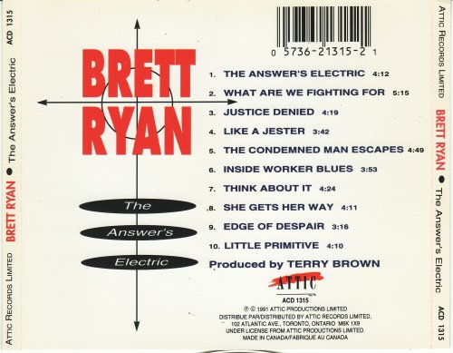 Brett Ryan - The Answer's Electric (1991)