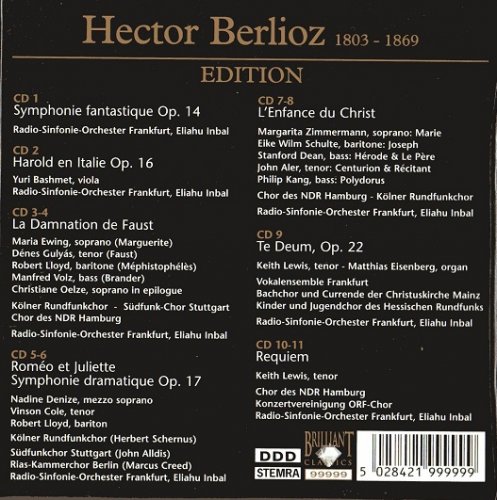 Eliahu Inbal - Hector Berlioz: Edition (2003) [11CD box set]