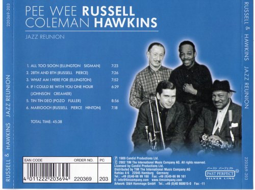 Pee Wee Russell & Coleman Hawkins - Jazz Reunion (1961) [2002]