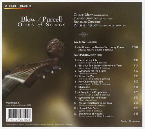 Ricercar Consort - Blow & Purcell: Odes and Songs (2010) [Hi-Res]